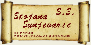 Stojana Šunjevarić vizit kartica